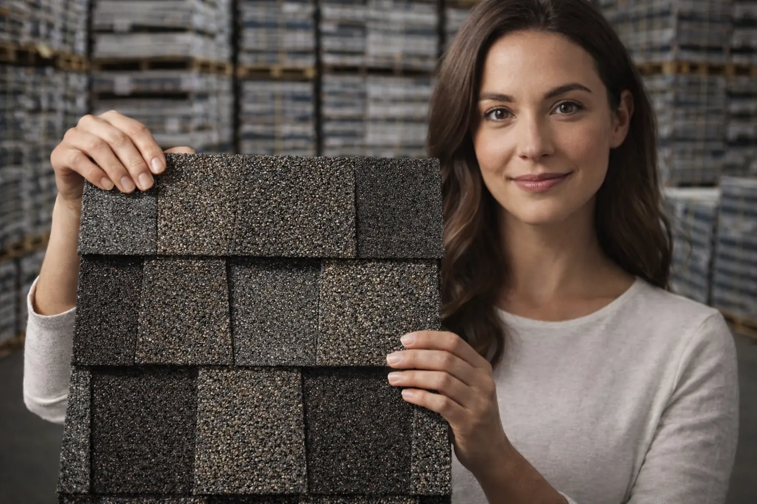 Model Holding Landmark PRO Max Def Weathered Wood Asphalt Roofing Shingles