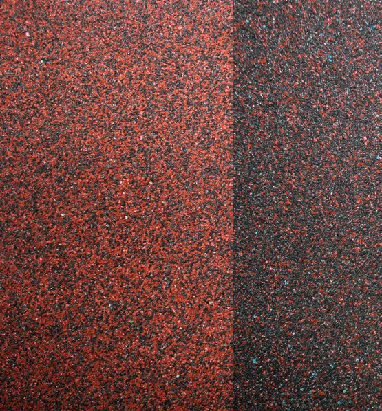 Technonicol 0.5mm Jasper Red Shade Stone Coated Roof Tile - Shingle Collection  - AZ 120 GSM (5 sq. ft. Per Sheet)