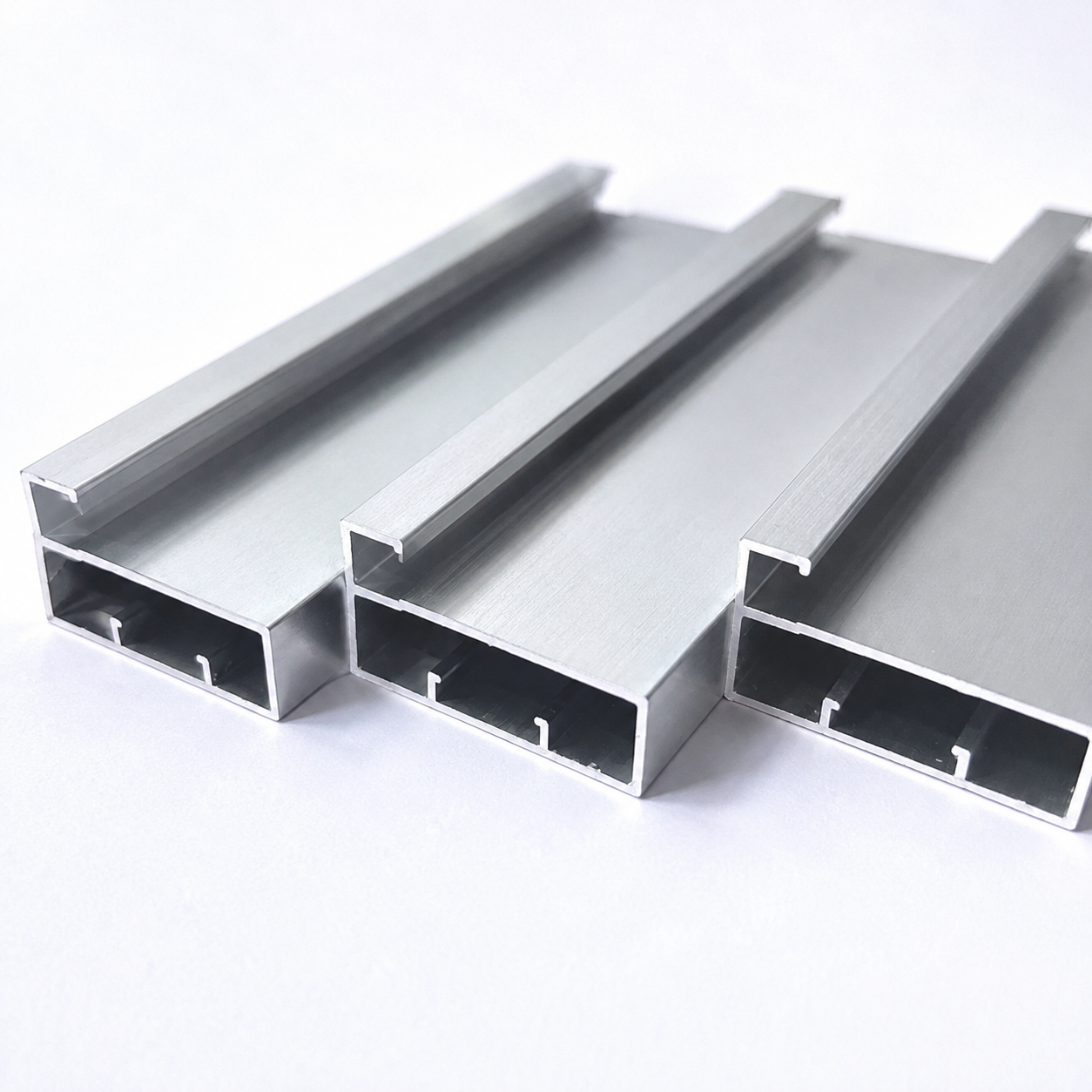 45mm Aluminium Profile for 4 to 5 mm Glass - Aluminium Color