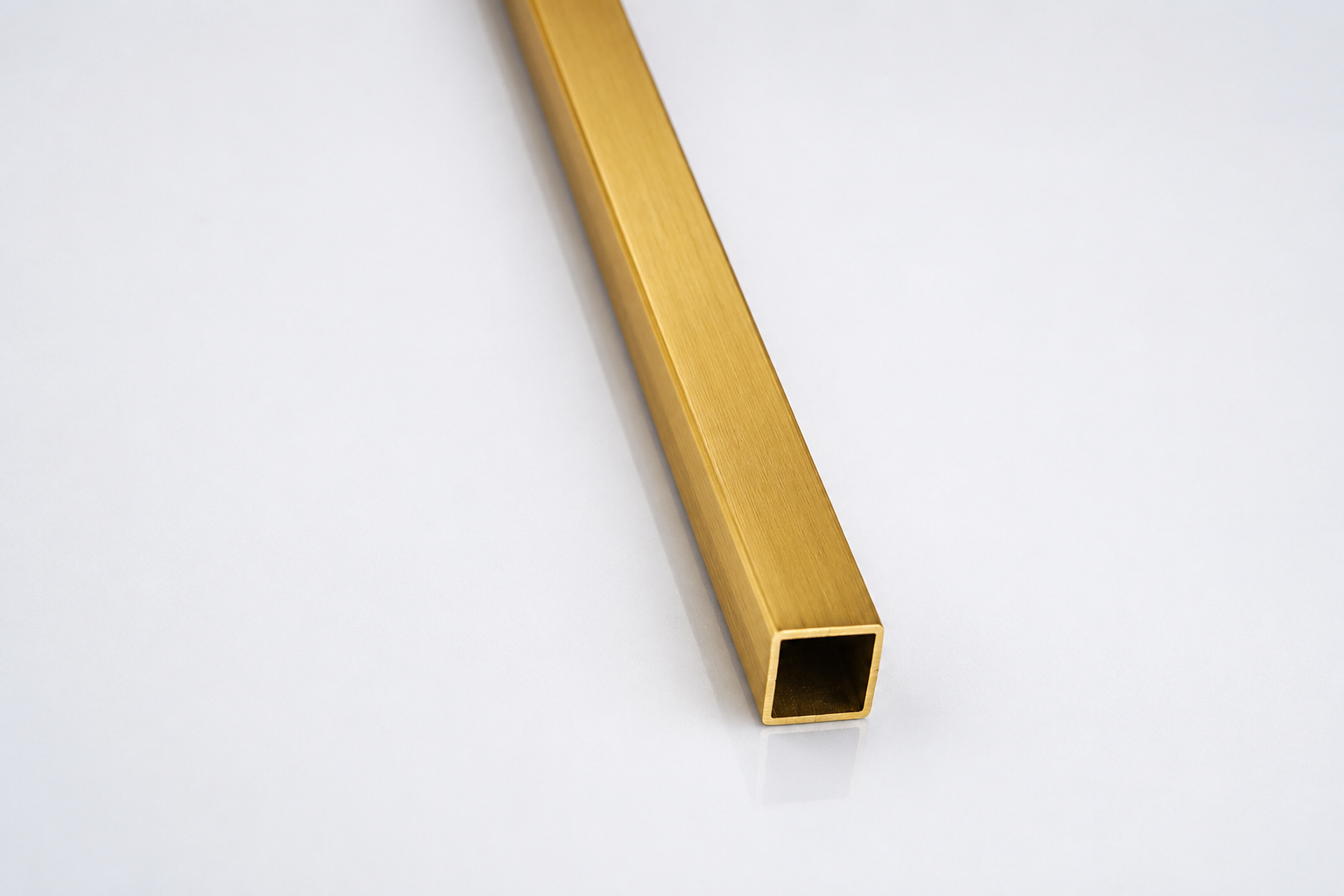Stick Profile Used for Horizontal & Vertical Partition 3 Metre - Gold Brush Color