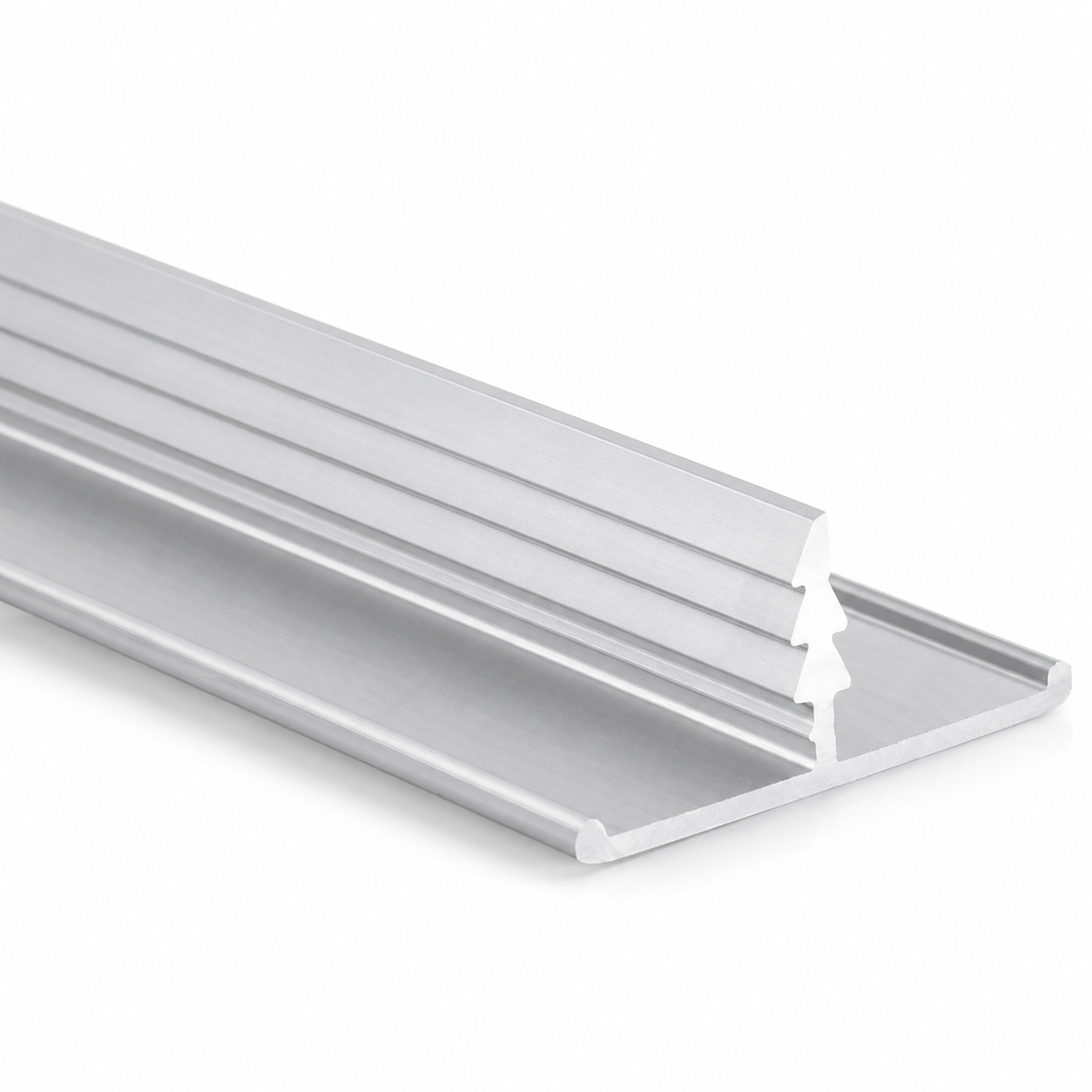 Aluminium Edge T Profile Width 25mm - Aluminium Color