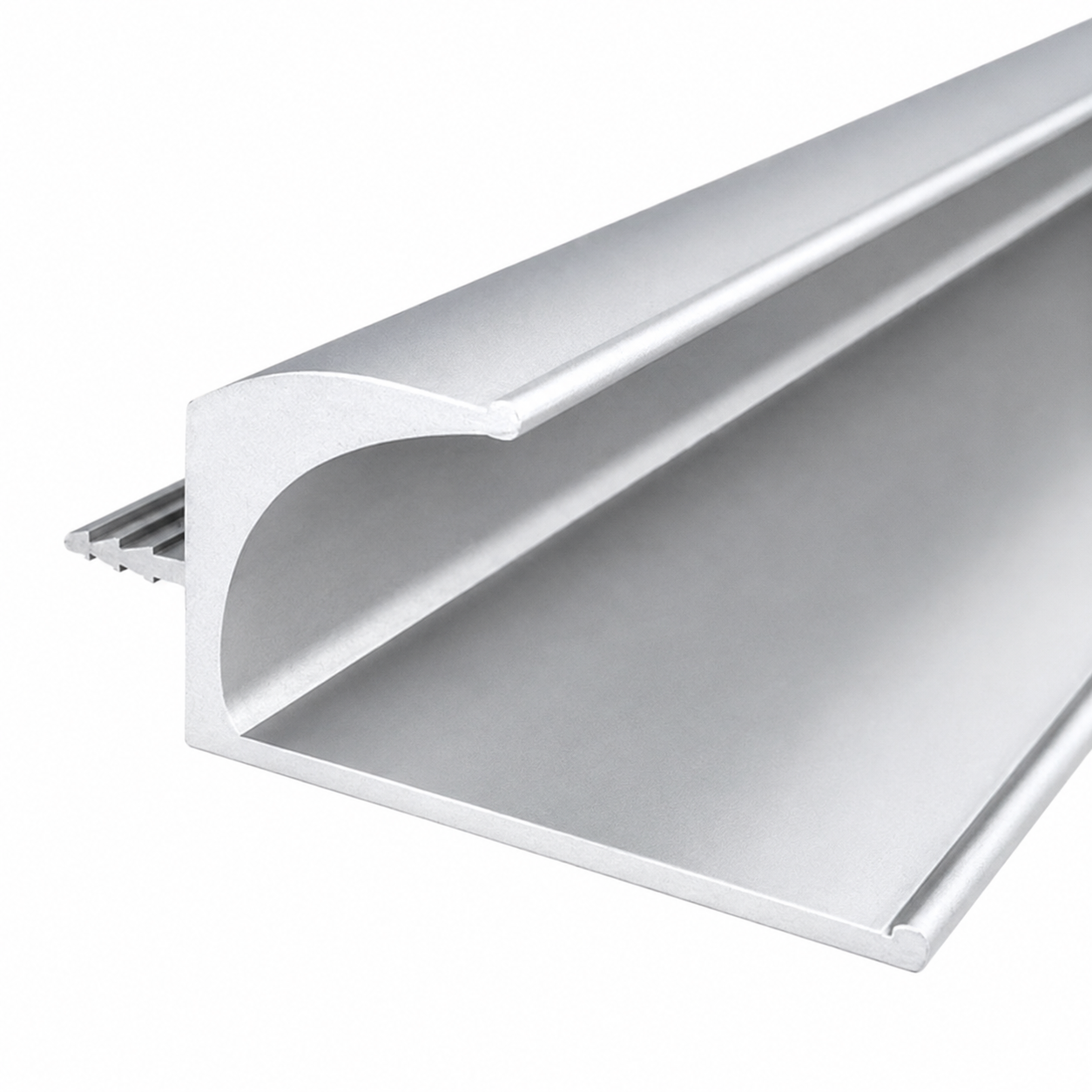 Aluminium Edge Profile Handle - Aluminium Color