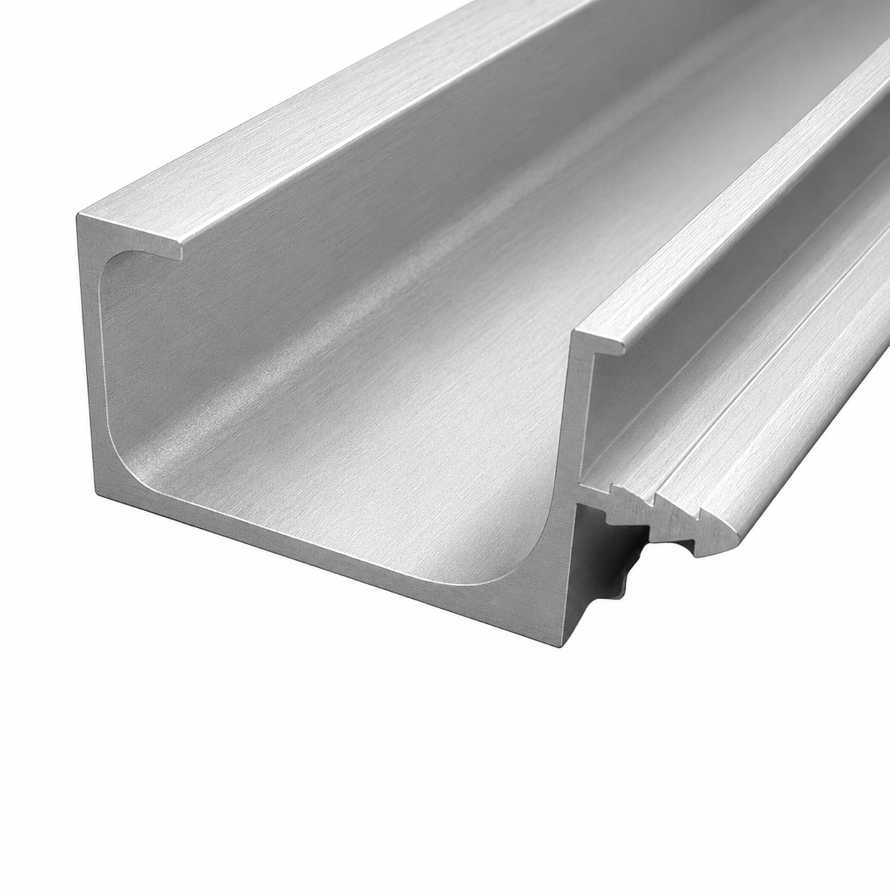 Aluminium Small 'G' Profile Handle - Aluminium Color