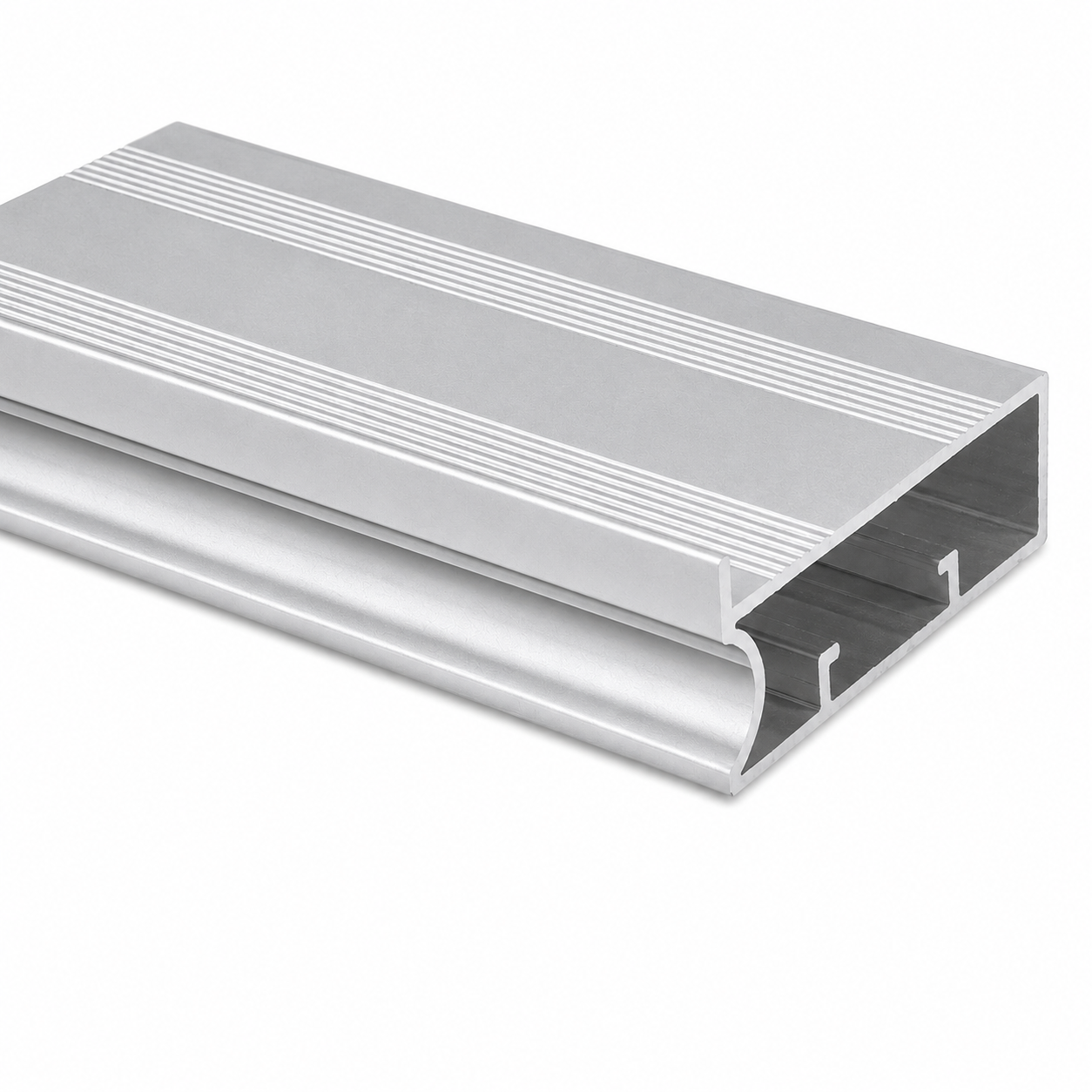 45mm Aluminium Profile (1mm) - Aluminium Color