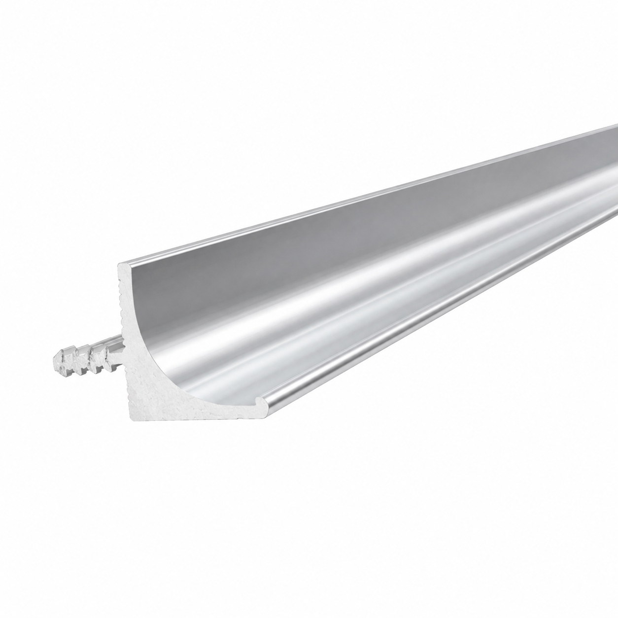 Aluminium Wall Carcase Gola Profile Handle 3 Metre - Aluminium Color