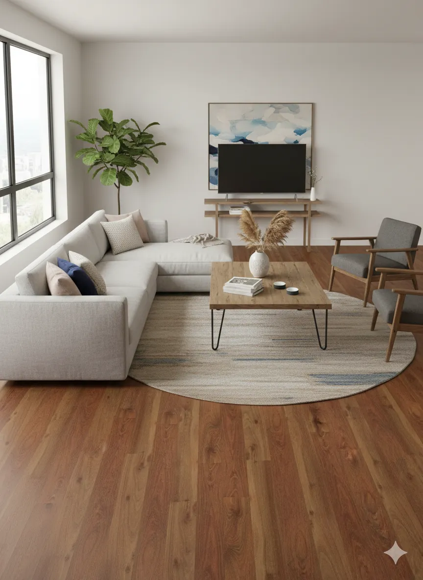 8mm AC-4 Olive Ash (MT) Shade Action TESA HDF Laminated Flooring
