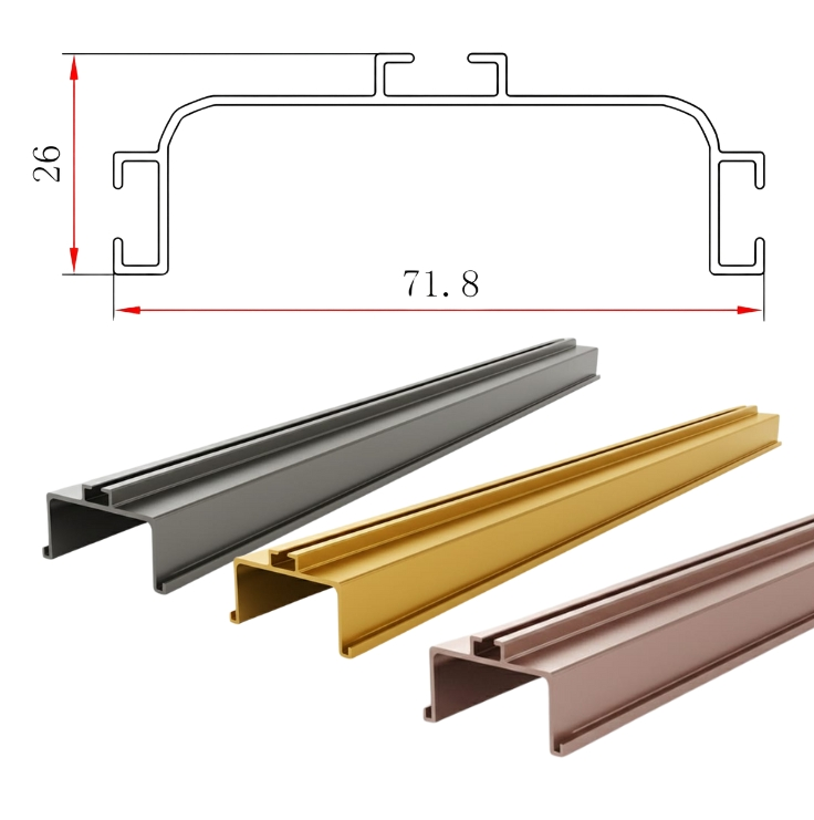 Gola C Aluminium Profile - Aluminium Color