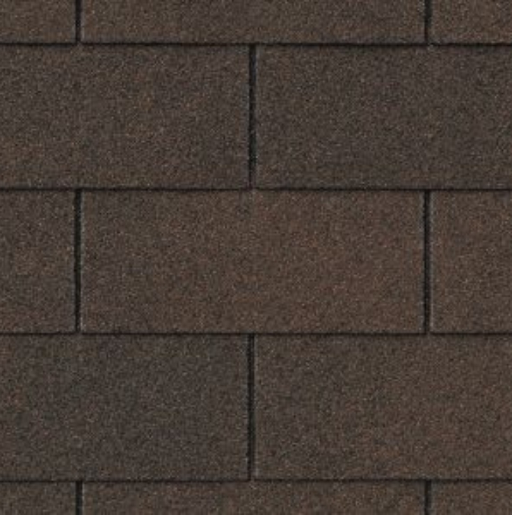 Cedar Brown Shade Saint Gobain - XT 25 3 TAB Roofing Shingles (33.3 sq. ft.)