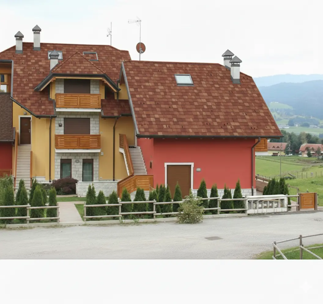 Tegola Master 504 Terracotta Shade Home Finish Asphalt Roofing Shingles