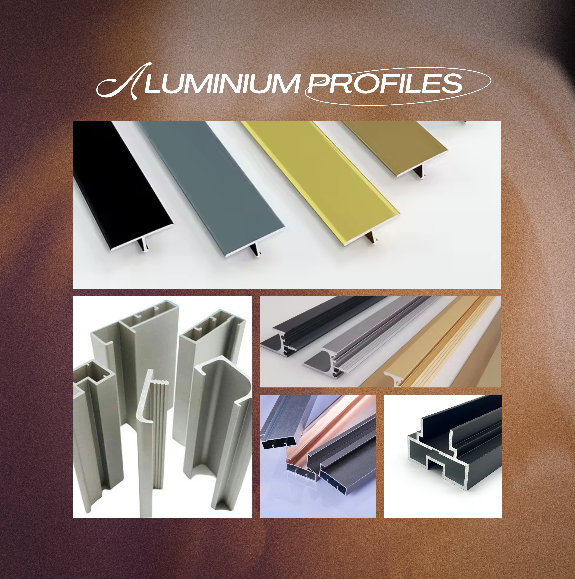 Aluminium Wall Carcase Gola Profile Handle 3 Metre - Aluminium Color