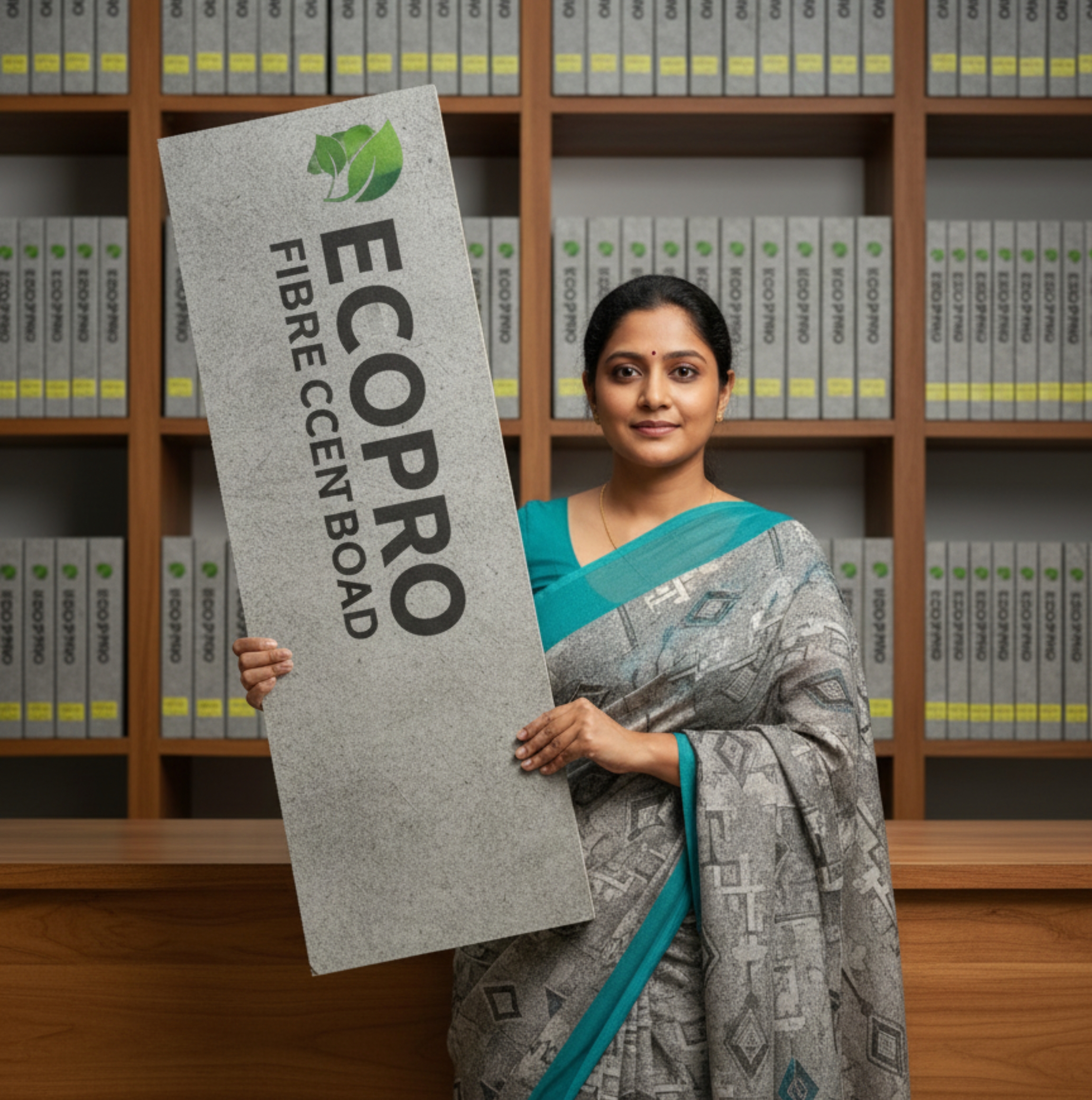 Model Promoting Ecopro Standard Fibre Cement Board