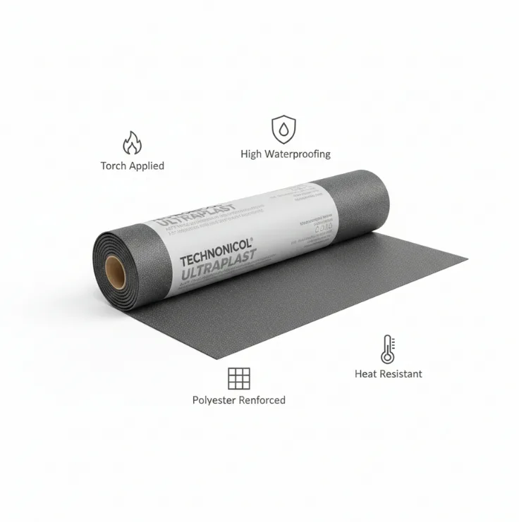 2mm Technonicol Ultraplast B Waterproofing Membrane Infography