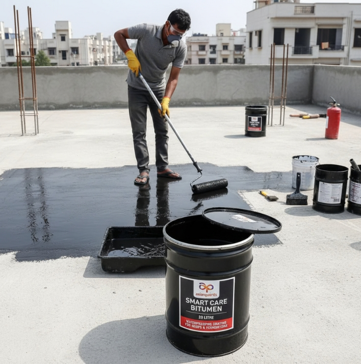 20 litre Asian Smart Care Bitumen Application on terrace