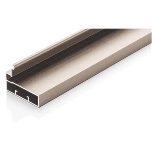 Aluminium 4-5mm Bulb Handle Profile - Aluminium Color