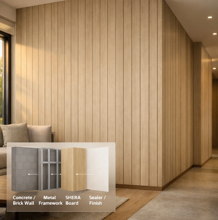 Shera NEU Fibre Cement Board Finish
