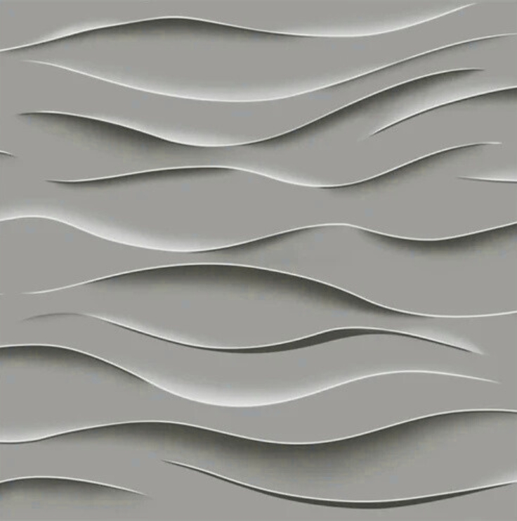 Vnext 6mm Wave Texture Designer Boards (4'x8')